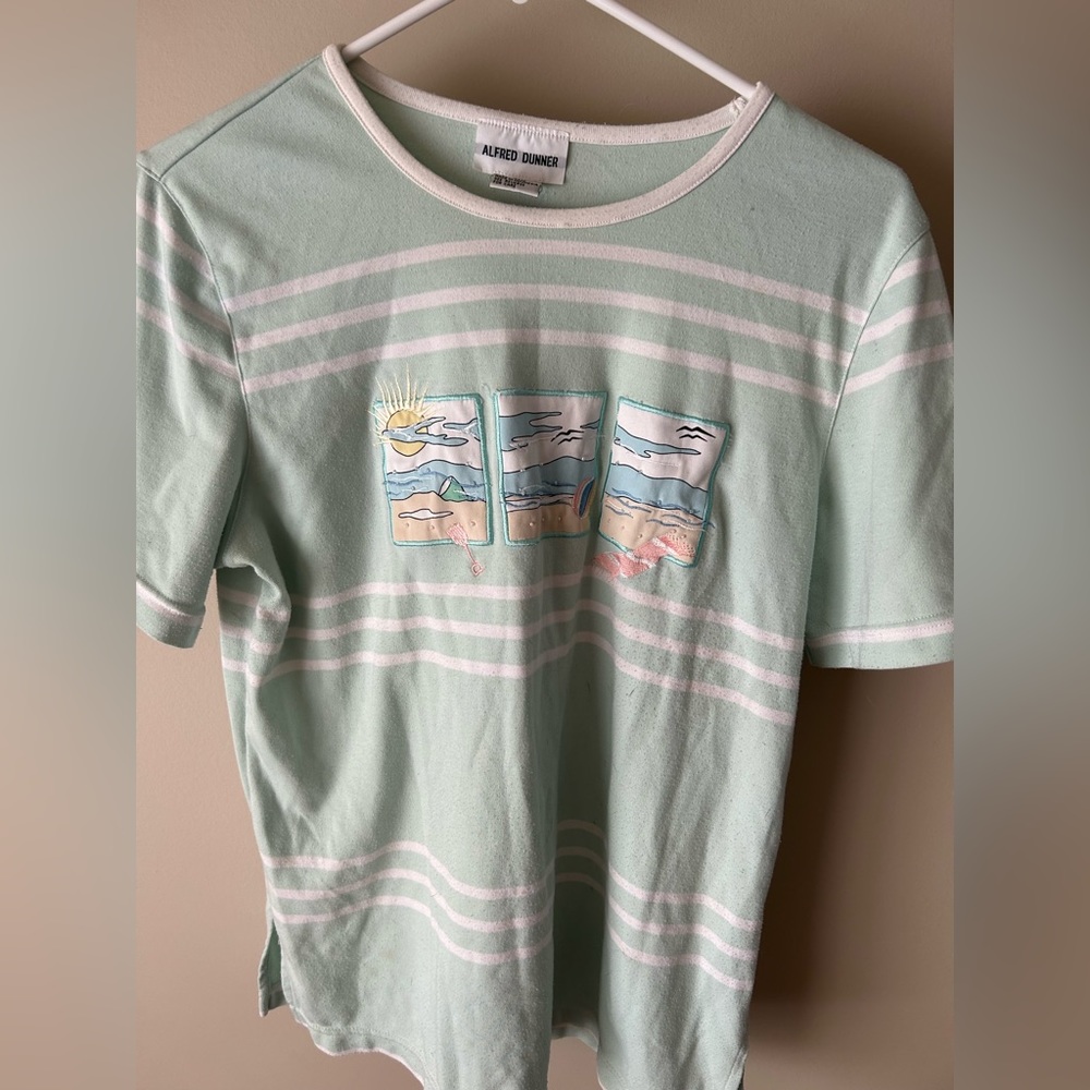 Super cute vintage Alfred dummer summer top